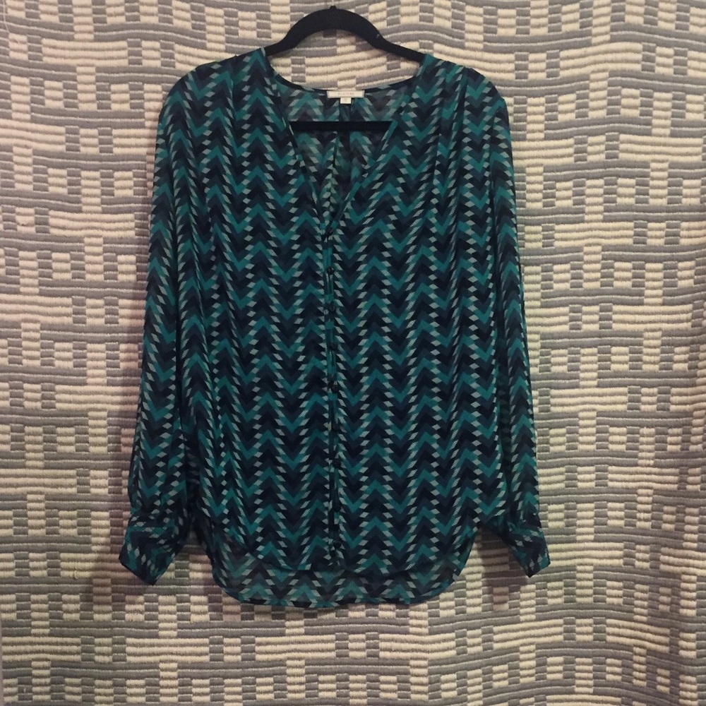 Pleione chevron blouse